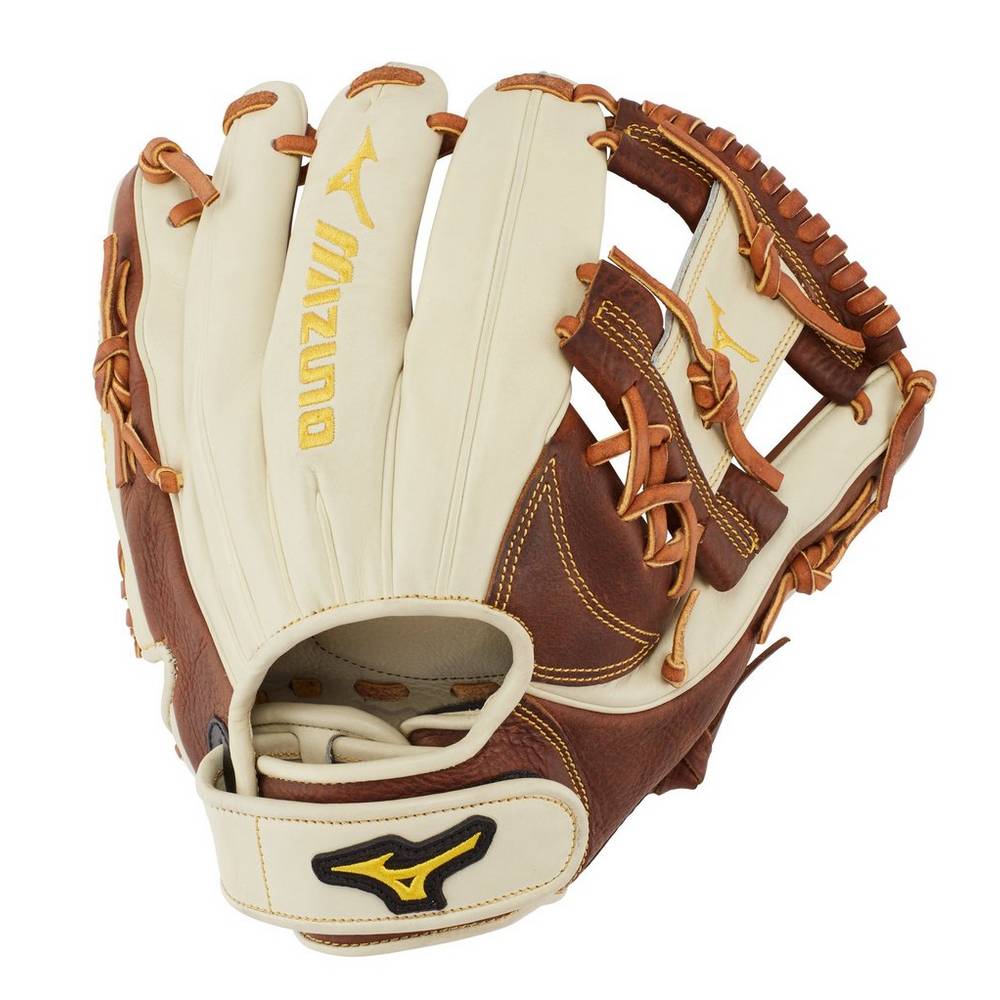 Mizuno Classic Series Fastpitch 11.5" - Bayan Eldiven - Gümüş/Kahverengi Türkiye (AMFTOI-534)